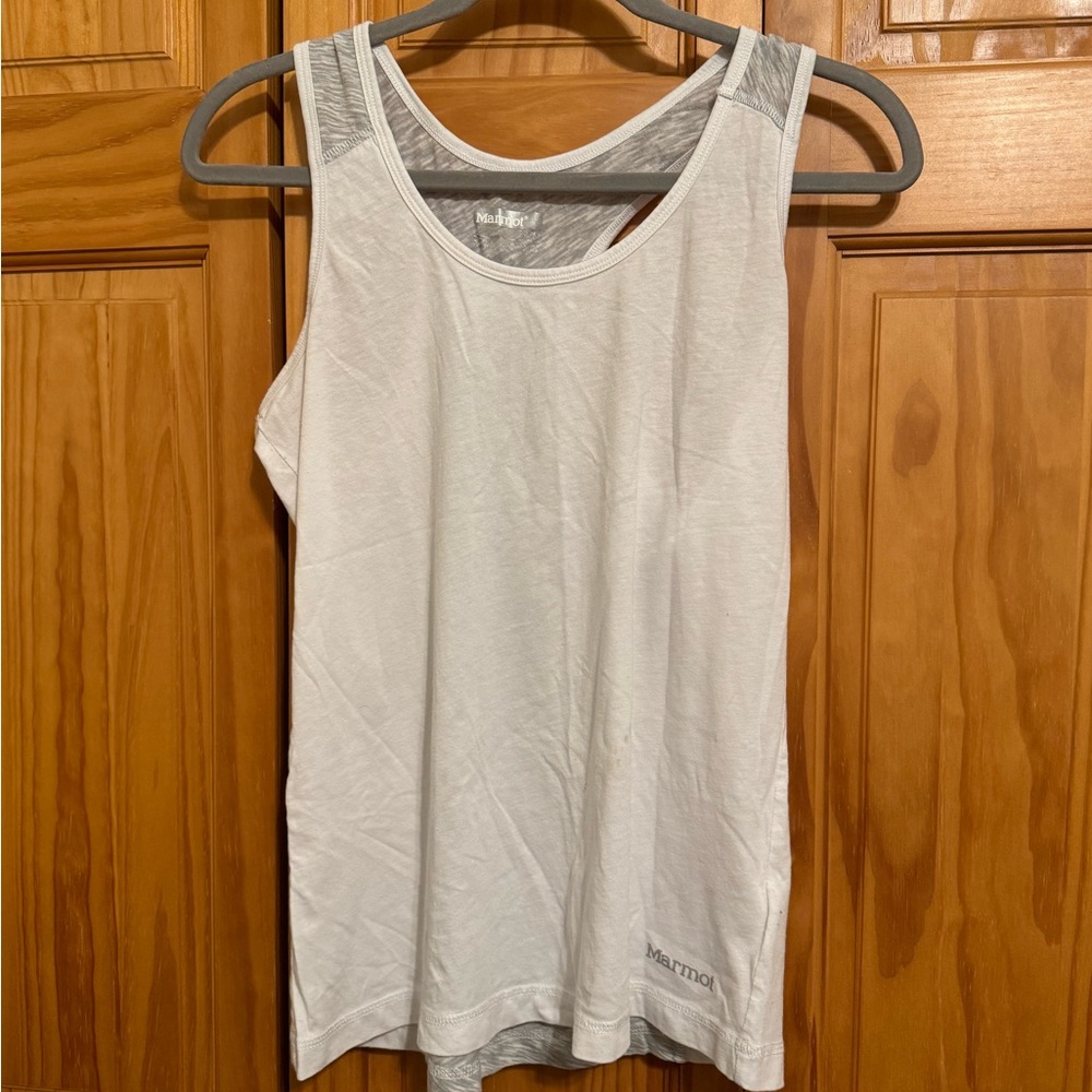 Marmot Women's Light Gray Tank Top